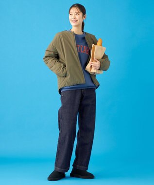 SHARE PARK LADIES 【UNISEX】蓄熱中綿モンスターカーディガン（S・Mサイズ） オリーブ