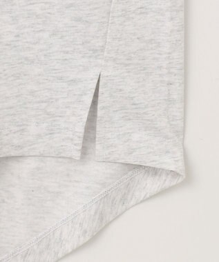 ANY フレンチスリーブロゴTシャツ トップグレー