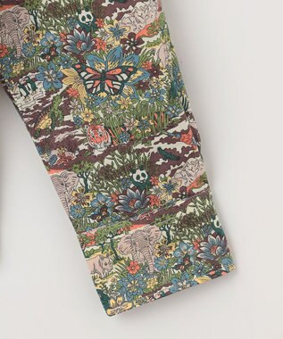 JOSEPH ABBOUD 【キングサイズ・リバティー柄】プリントシャツ オリーブ系6