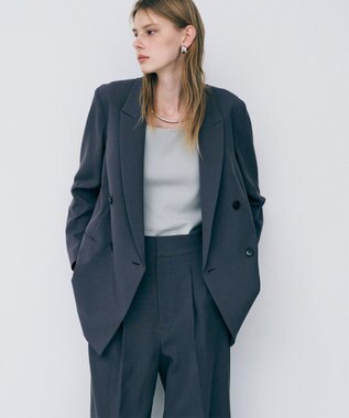 uncrave ウォッシャブルドライサップ ジャケット スレート