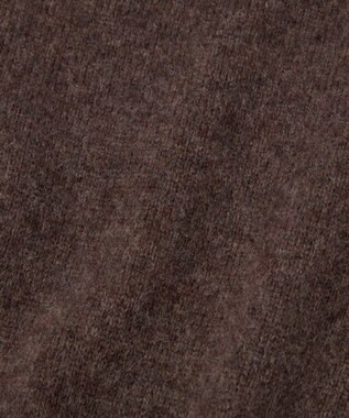 TOQUE 〈大草直子さんアドバイザー〉ベビーアルパカ×ウール縮絨ニットラグランスリーブ ブラウン