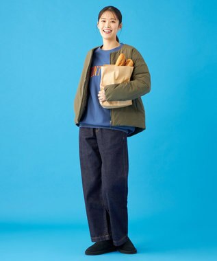 SHARE PARK LADIES 【UNISEX】蓄熱中綿モンスターカーディガン（S・Mサイズ） オリーブ