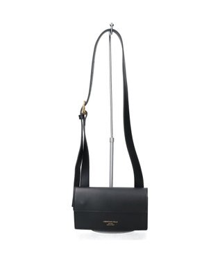 INTER-CHAUSSURES 【Christian Villa】スムースレザーミニショルダーバッグ ブラック