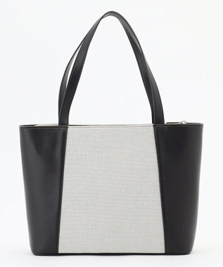 ANY SIS キャンバスコンビトート バッグ ブラック