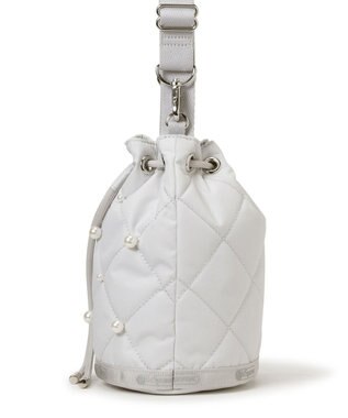 LeSportsac DRAWST BUCKET W PEARLS/ミストグレーパール ミストグレーパール