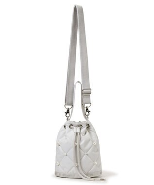 LeSportsac DRAWST BUCKET W PEARLS/ミストグレーパール ミストグレーパール