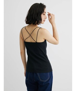 Green Parks カップ付きマルチストラップキャミ２ Black