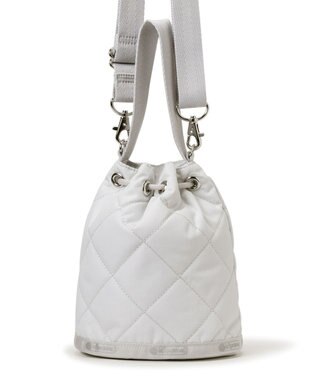 LeSportsac DRAWST BUCKET W PEARLS/ミストグレーパール ミストグレーパール
