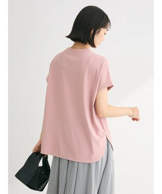 Green Parks 汗染み防止フレンチスリーブロゴＴシャツ Pink