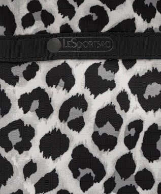 LeSportsac E/W CITY DRAWSTRING BAG??? /アップタウンレオパード/ブラック アップタウンレオパード/ブラック