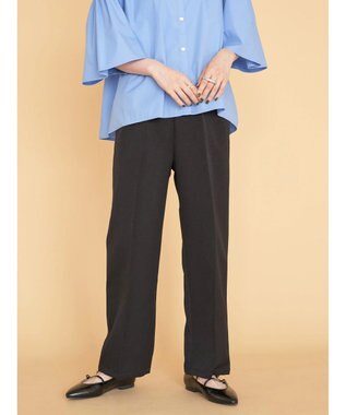 AMERICAN HOLIC ウエストイージーストレートパンツ Black