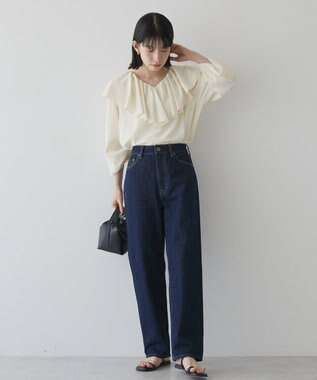 AMERICAN HOLIC フリルカラーブラウス Ivory