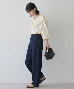 AMERICAN HOLIC フリルカラーブラウス Ivory