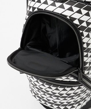 23区GOLF 【UNISEX】フラッグ総柄キャディバッグ　他と被らないデザイン ブラック系5