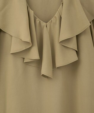 AMERICAN HOLIC フリルカラーブラウス Olive