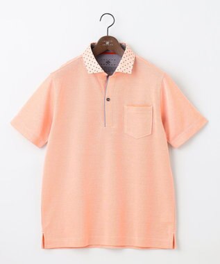 JOSEPH ABBOUD 【キングサイズ・ギフトでも人気！オーガニックコットン使用・消臭などの高機能】ダディ ポロシャツ ライトオレンジ系