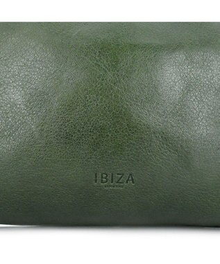 IBIZA カンビアール　牛革　ショルダーバッグ 緑