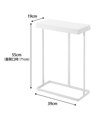 tower スリム蓋付き分別ゴミ袋ホルダー タワー 45L 横開き 2個組 ホワイト ホワイト