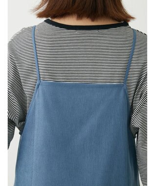 Green Parks ２ｗａｙ起毛キャミワンピース Sax