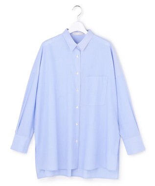 ICB 【先行予約】 クリーンブロード ポンチョシャツ ブルーストライプ