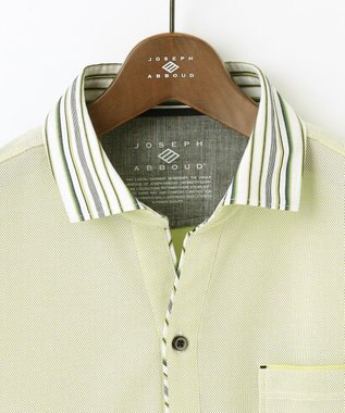 JOSEPH ABBOUD 【ギフトでも人気！オーガニックコットン使用】ダディ ポロシャツ ライトグリーン系