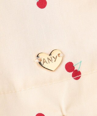 ANY KIDS 【洗濯機可能】スカラップショートパンツ エクリュ（サクランボ×ドット）