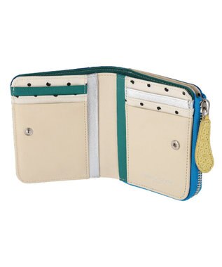 tsumori chisato CARRY スプリングねこパズル 2つ折り財布 イエロー