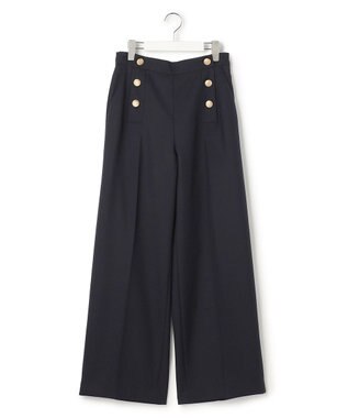 23区 S 【先行予約】TWギャバジン ワイドパンツ ネイビー系