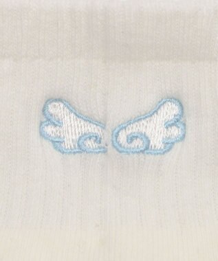 WEGO バック刺繍アンクルパイルソックス 柄3