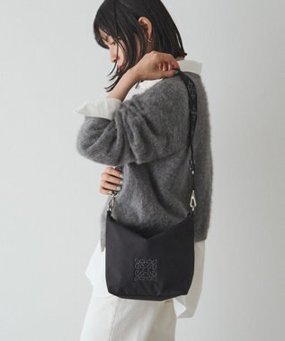 russet ＜320g/撥水性あり＞コーデュラナイロン2wayシンプルショルダーバッグ(CE-1536) Black