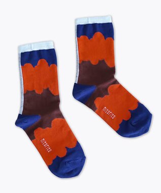 nitorito 【UNISEX】米沢オリジナル柄 ice monster 靴下 navy