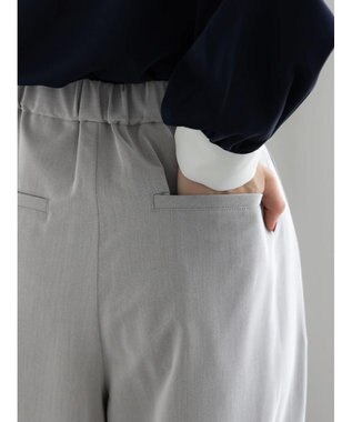 Te chichi タックワイドフルレングスパンツ グレー