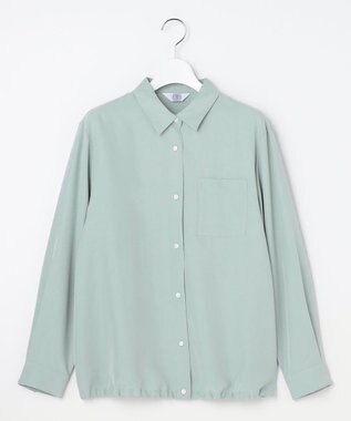 J.PRESS LADIES S Springピーチ ブラウス スモーキーミント系