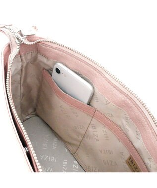 IBIZA レルシール　やぎ革　ショルダーバッグ 薄ピンク