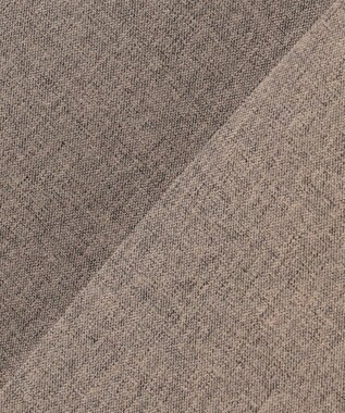 uncrave ウォッシャブルウールライクツイル ワイドパンツ シャンブレーチャコール