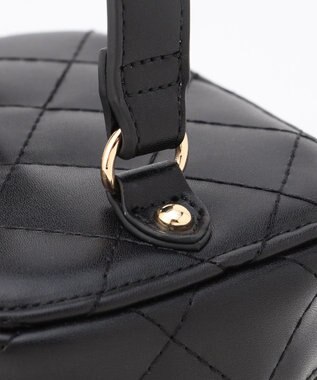 組曲 キルティングバニティバッグ ブラック系