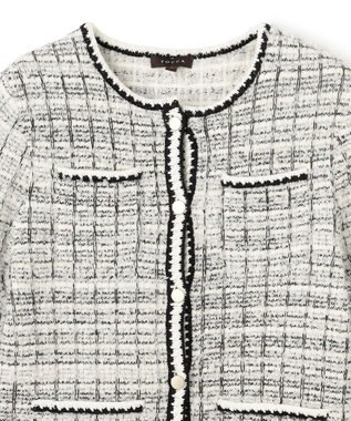 TOCCA 【百田夏菜子さん着用】FLUFFY PATH ニットジャケット ブラック系5