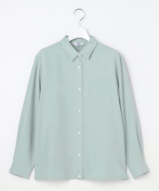 J.PRESS LADIES S Springピーチ ブラウス スモーキーミント系