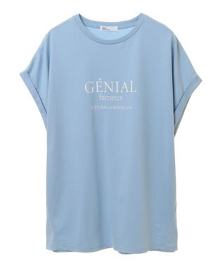 CRAFT STANDARD BOUTIQUE ＧＥＮＩＡＬ　プリントプルオーバー Sax