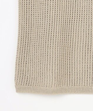 自由区 【カタログ掲載】ペーパーコットンメッシュ ベスト ベージュ