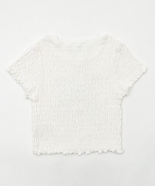 WEGO ロゴシャーリングちびT ホワイト