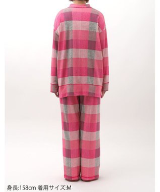 WACOAL パジャマ 【AVOCA×ワコール】 長袖 長ズボン 綿混(本体) レディース BDW747 /ワコール ピンク