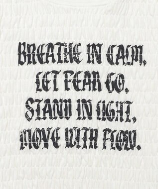 WEGO ロゴシャーリングちびT ホワイト