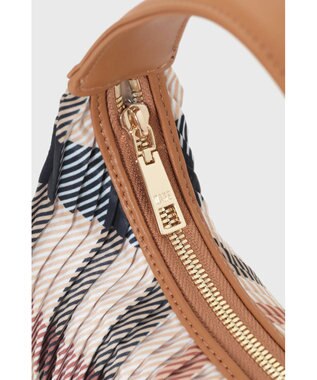 DAKS 【軽量】ポリエステル ハウスチェック 2WAYワンハンドルバッグ ブラウン