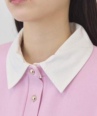 AMERICAN HOLIC 【2WAY】金ボタンカーディガン Pink