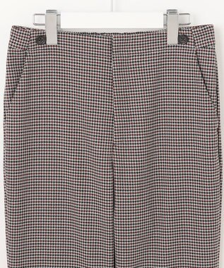 J.PRESS LADIES S 【洗える】30/2 TR ドビー ガンクラブ テーパード パンツ ライトグレー系3