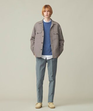 J.PRESS MEN 【WEB限定】クルーネックニット ダルブルー系