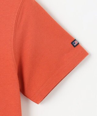 J.PRESS KIDS 【140-170cm】T/C ライト カノコ 半袖ポロシャツ オレンジ系