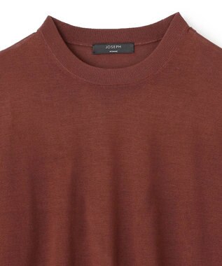 JOSEPH HOMME ウォッシャブルメリノ　クルーネックニット ワイン系