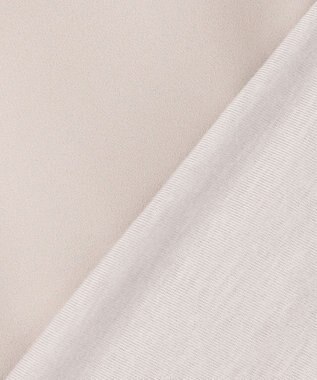 自由区 L 【洗える】ロイヤルシフォン ブラウス ライトグレー系